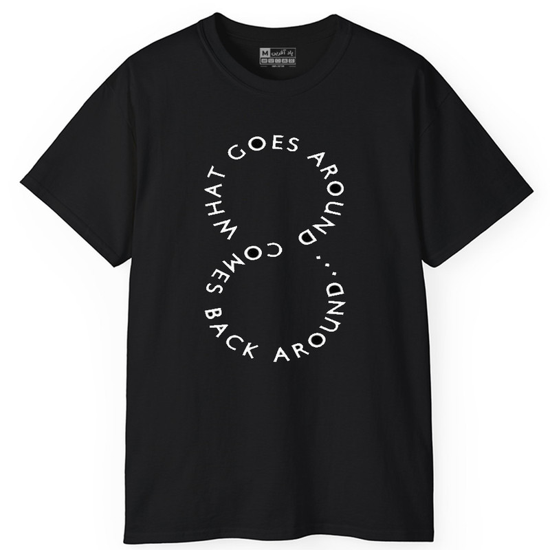 تیشرت آستین کوتاه یقه گرد مردانه پاد آفرین مدل t587 طرح انگیزشی