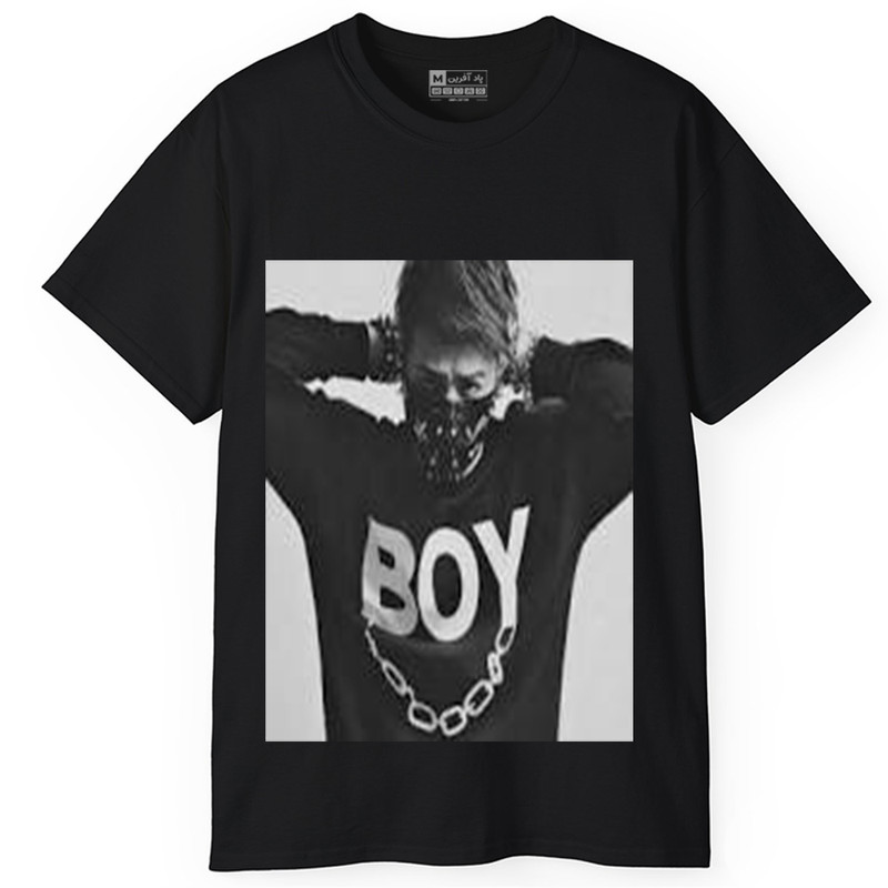 تیشرت آستین کوتاه یقه گرد مردانه پاد آفرین مدل t9Boy