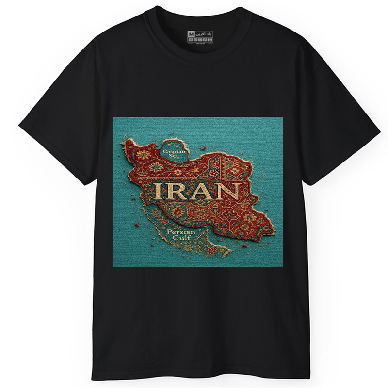تیشرت آستین کوتاه یقه گرد مردانه پاد آفرین مدل t321