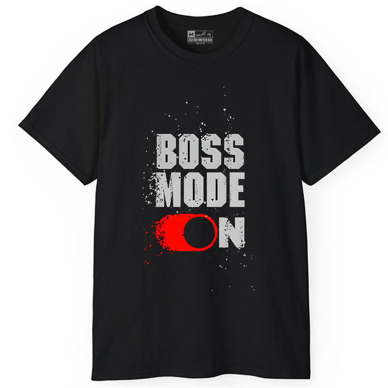 تیشرت آستین کوتاه مردانه پاد آفرین مدل BOSS کد PT1458