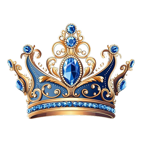 استیکر پارچه و لباس پاد آفرین طرح تاج کد 4287