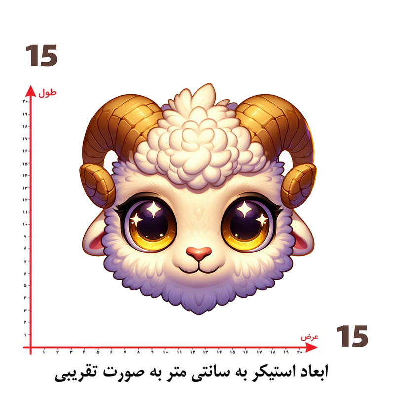 استیکر پارچه و لباس پاد آفرین طرح کارتونی کد 1369