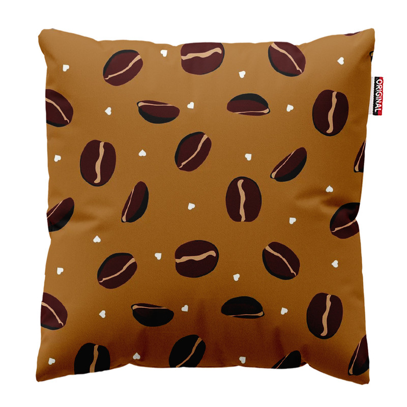 کوسن پاد آفرین طرح قهوه کافی کافه coffee کد 4020 سایز 30*30 سانتی متر