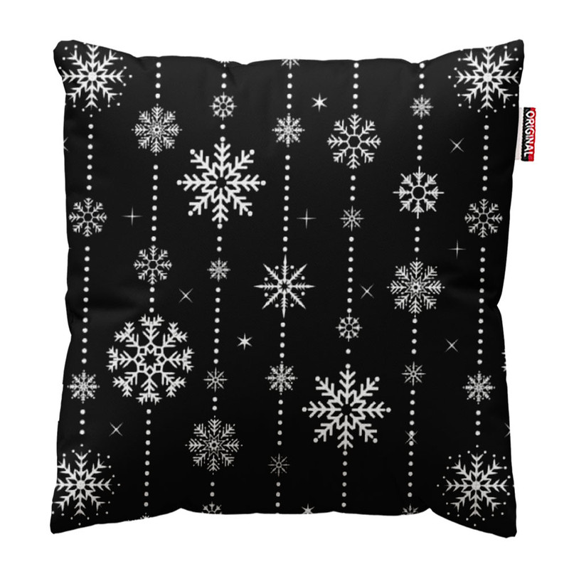 کوسن پاد آفرین طرح زمستون و برف کد 2286 سایز 30*30 سانتی متر