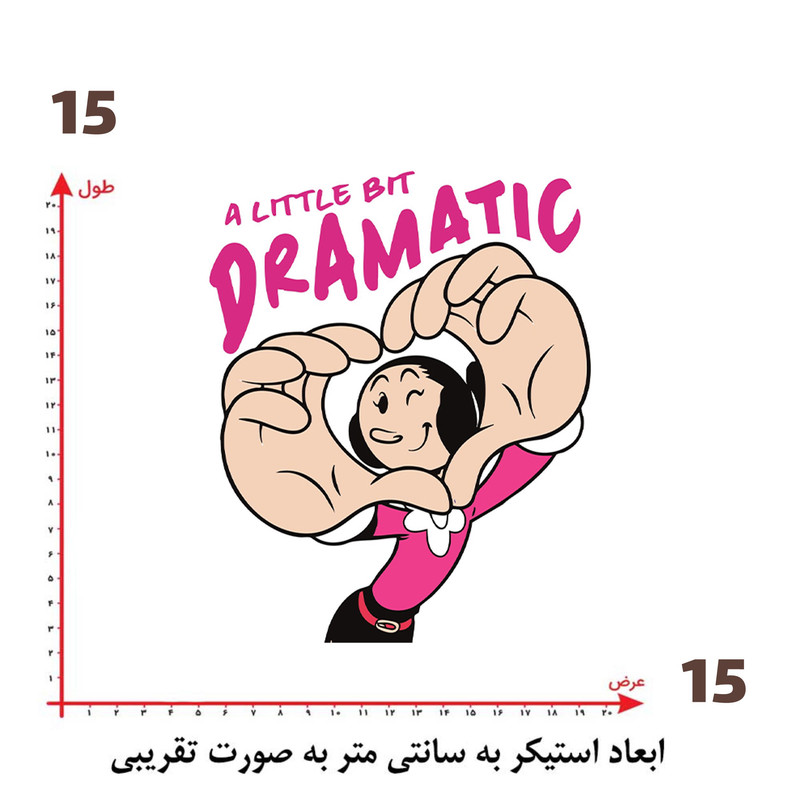 استیکر پارچه و لباس پاد آفرین طرح کارتونی کد 5712