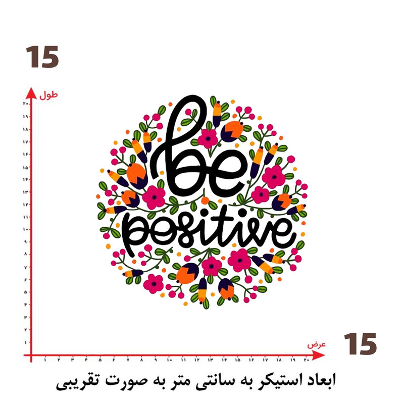 استیکر پارچه و لباس پاد آفرین طرح انگیزشی کد 3420
