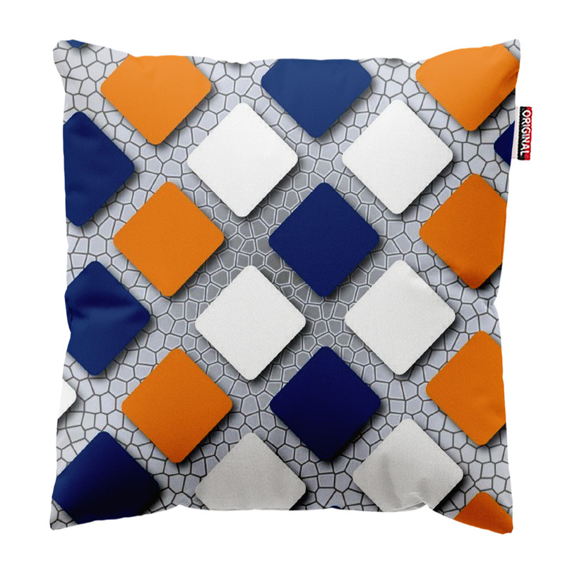 کوسن پاد آفرین طرح هندسی مدرن کد 3440 سایز 30*30 سانتی متر