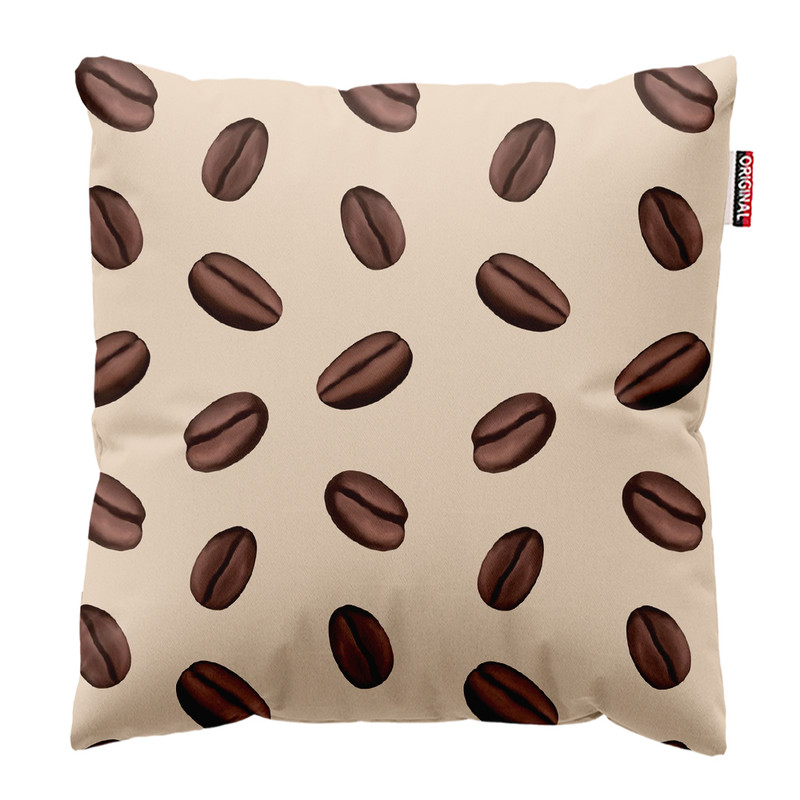 کوسن پاد آفرین طرح قهوه کافی کافه coffee کد 4019 سایز 30*30 سانتی متر