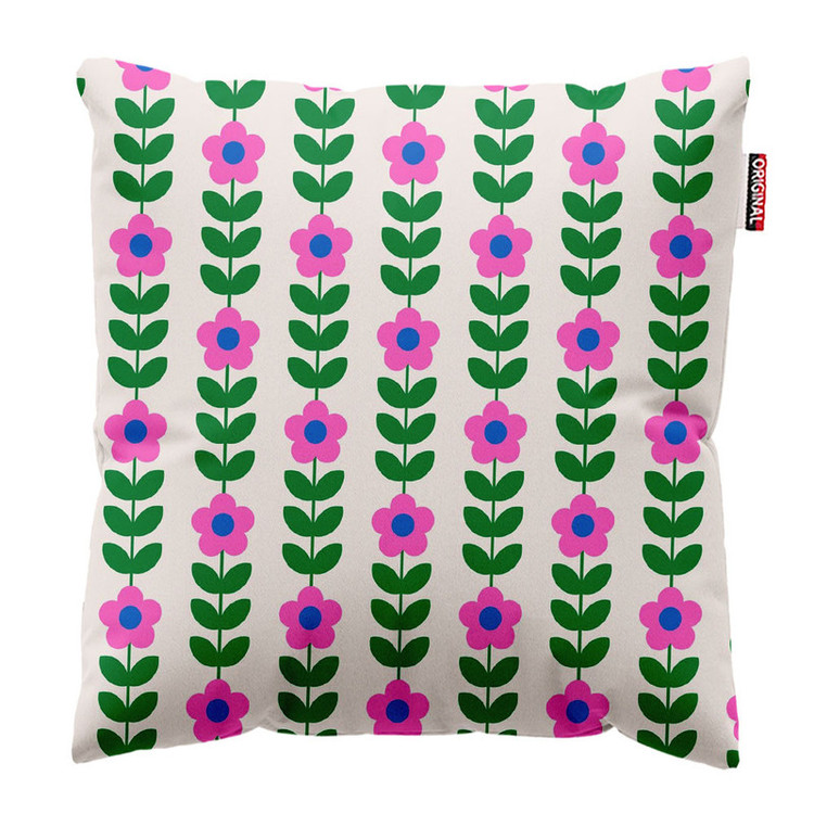 کوسن پاد آفرین طرح گل کد 3370 سایز 40*40 سانتی متر