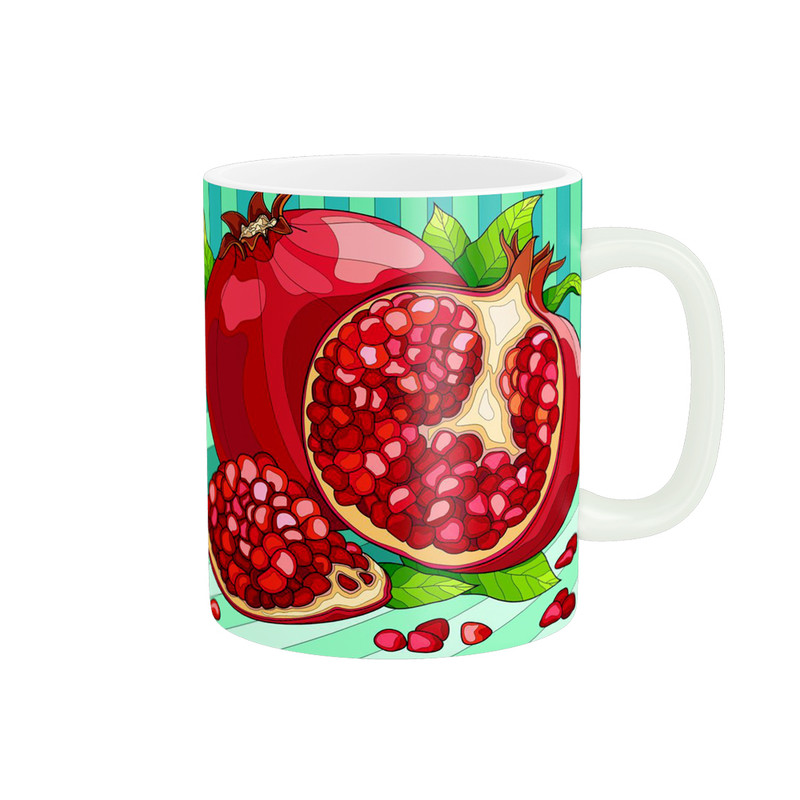 ماگ پادآفرین مدل یلدا شب چله طرح انار کد p1876