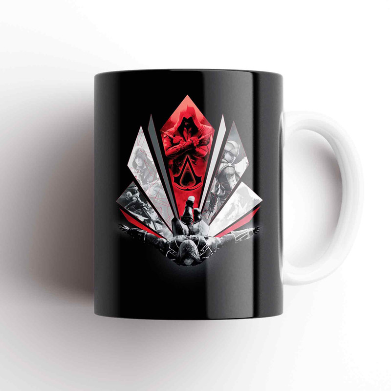 ماگ طرح اساسینز کرید مدل assassins creed MU 002