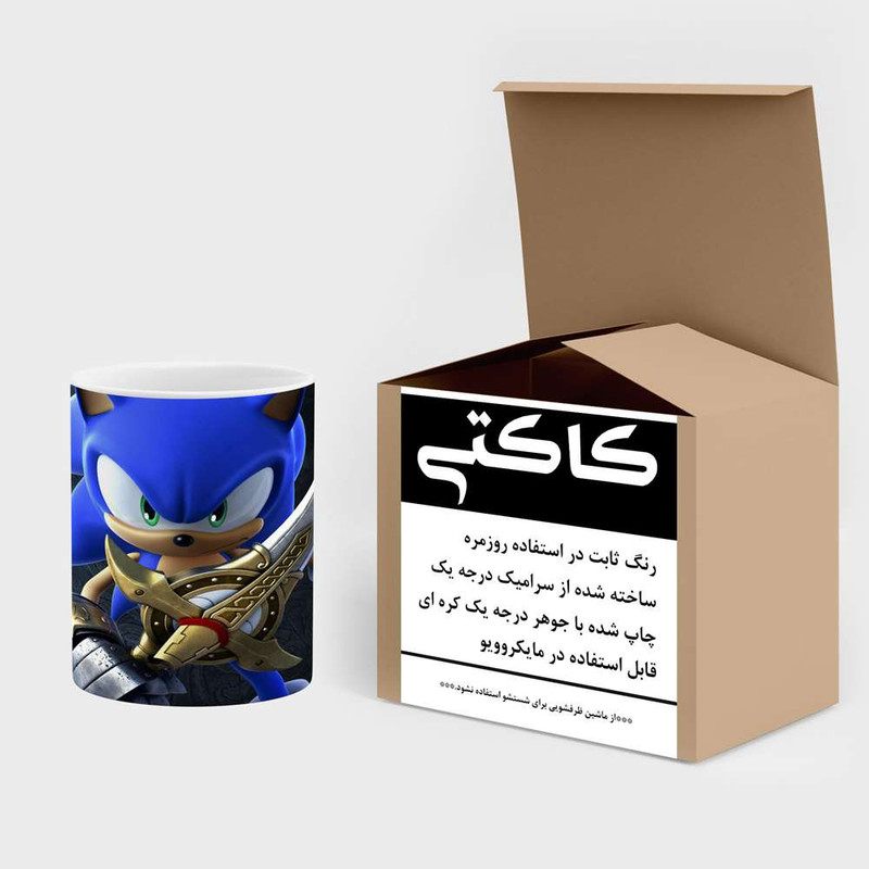 ماگ کاکتی مدل بازی Sonic and the Black Knight کد mgh20943