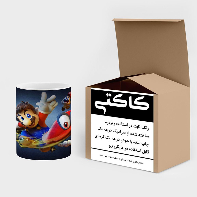 ماگ کاکتی مدل بازی سوپر ماریو Super Mario Odyssey کد mgh30617