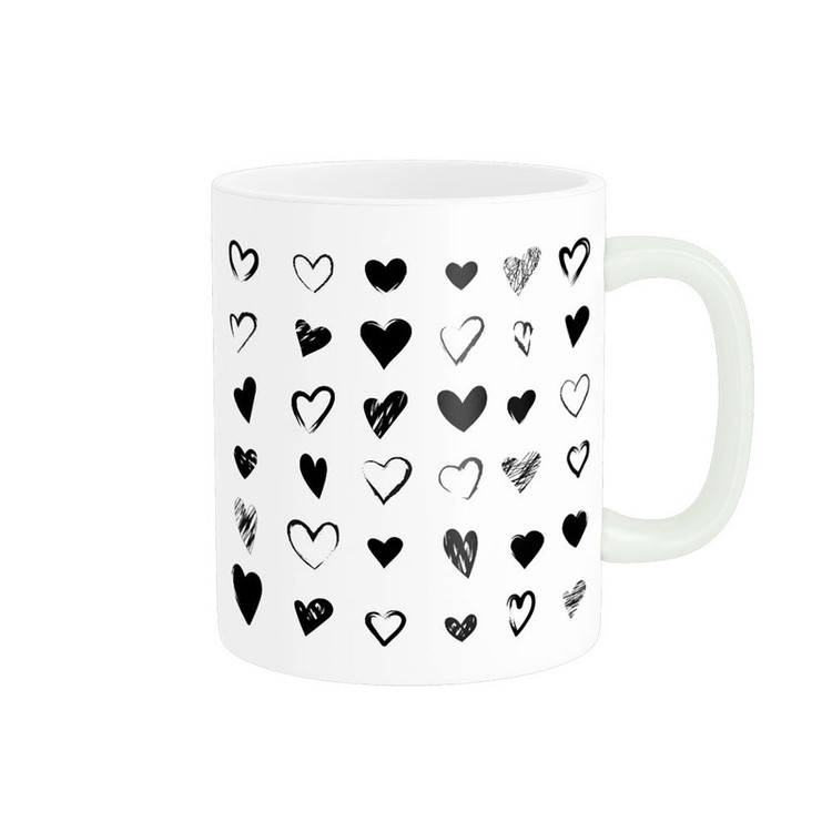 ماگ پادآفرین مدل عشق طرح قلب LOVE کد p6314