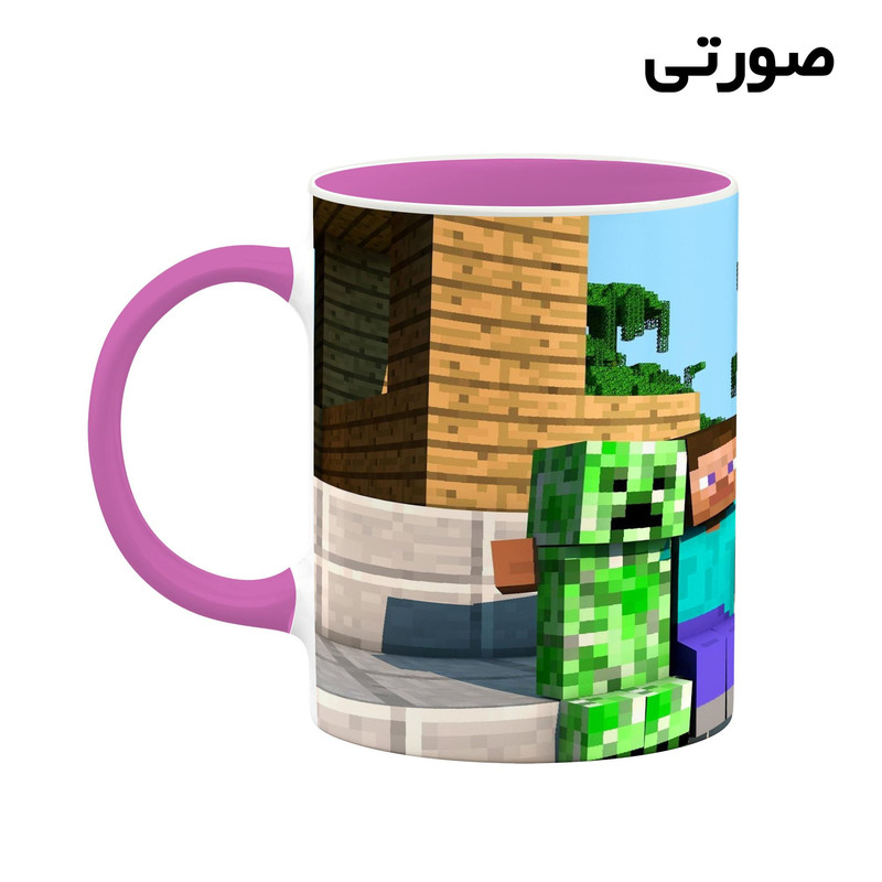 ماگ کاکتی طرح ماینکرافت minecraft مدل mgh41255