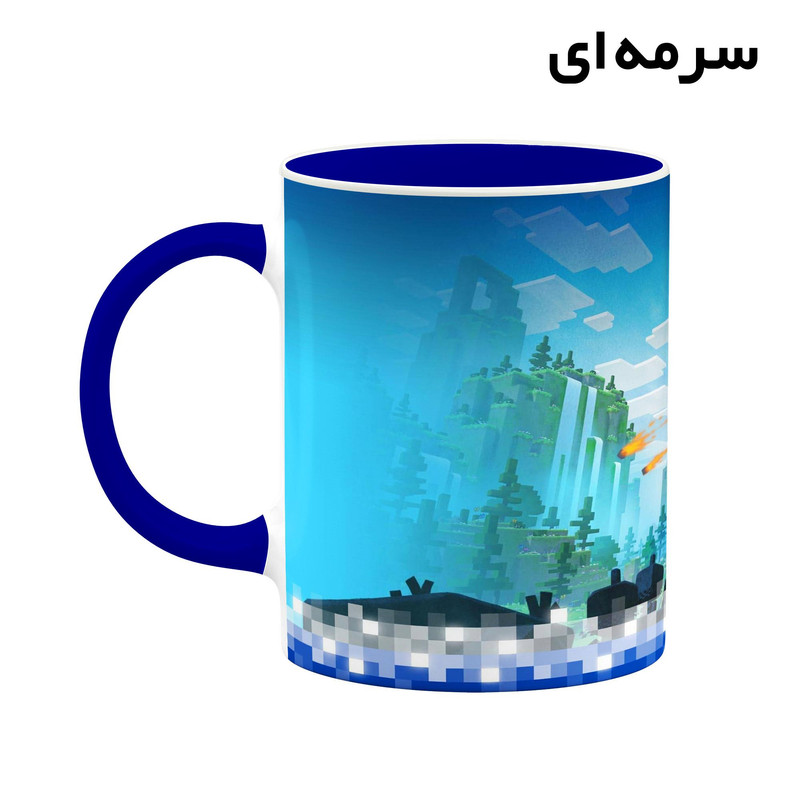 ماگ کاکتی طرح ماینکرافت minecraft مدل mgh41344