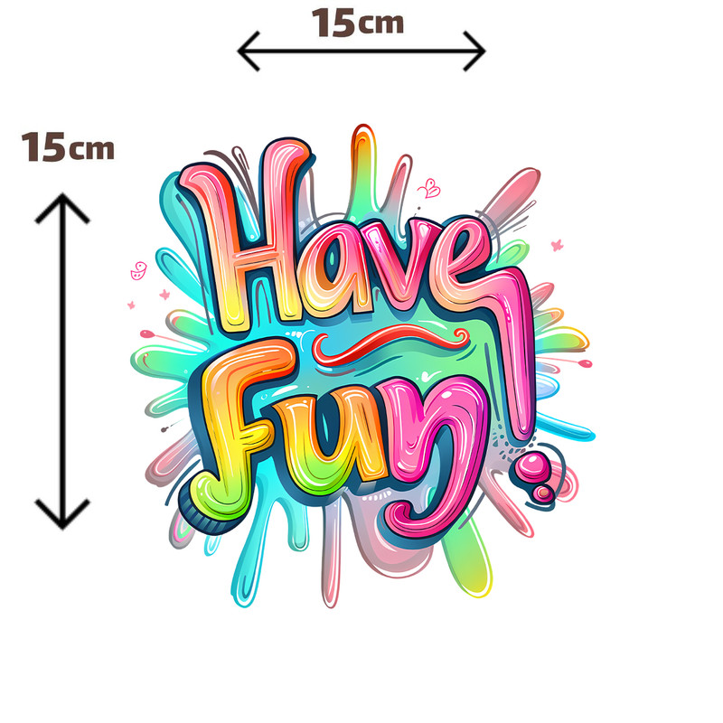 استیکر پارچه و لباس پاد آفرین مدل کارتونی کد S065