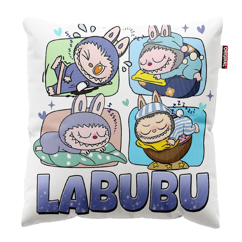 کوسن پاد آفرین طرح لبوبو کد 161 سایز 30*30 سانتی متر