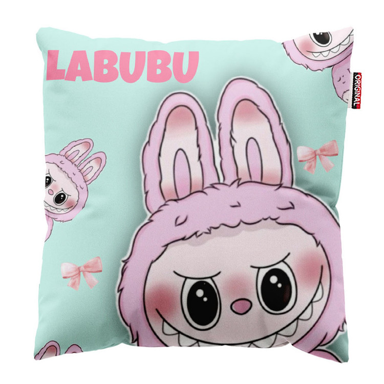 کوسن پاد آفرین طرح لبوبو کد 129 سایز 30*30 سانتی متر
