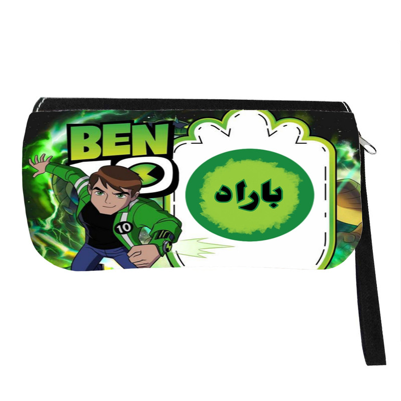 جامدادی پاد آفرین مدل اسم شخصی طرح بن تن Ben 10 اسم باراد کد p1017
