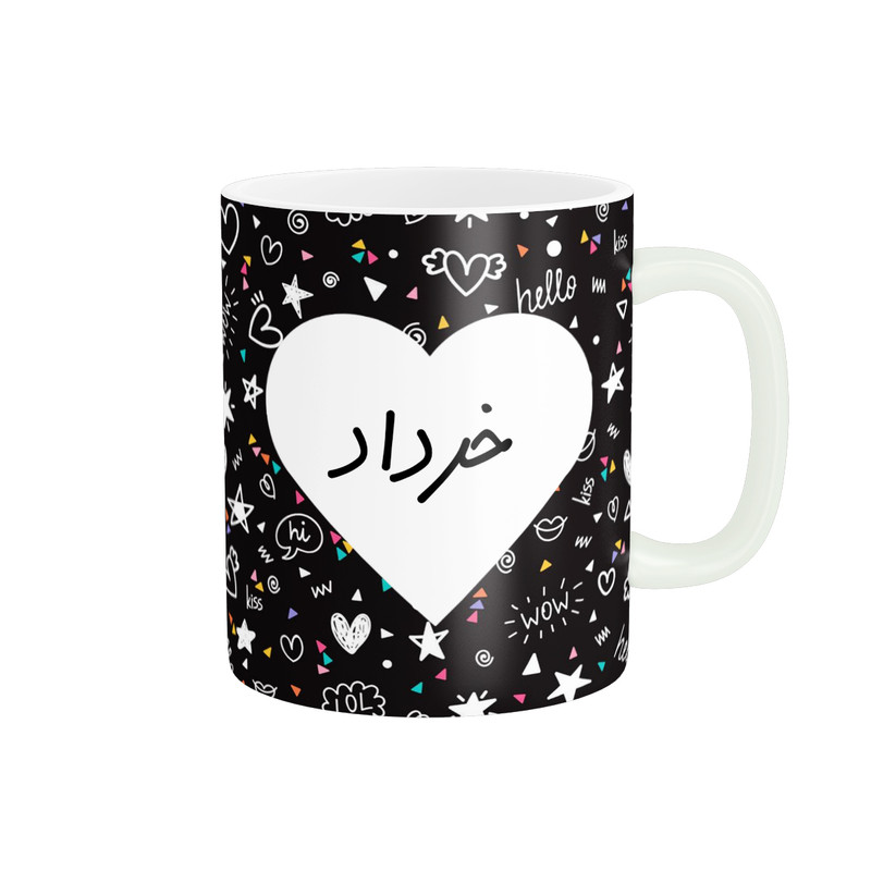 ماگ پاد آفرین مدل تولدی طرح ماه خرداد کادو تولد کد p11351