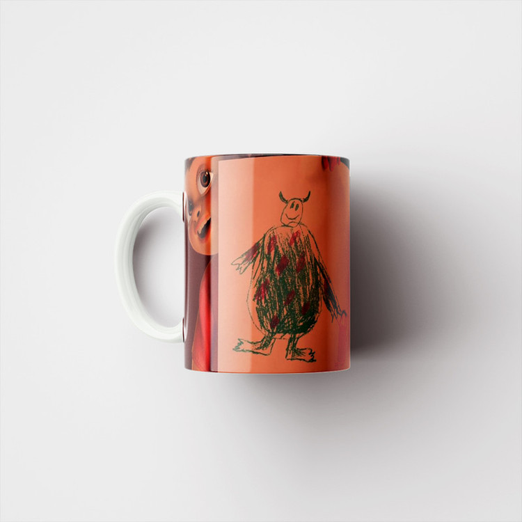 ماگ پادآفرین مدل کارتون کارخانه هیولاها طرح سالیوان و بو کد p3729