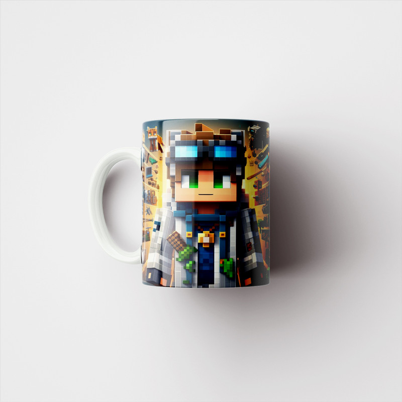 ماگ پادآفرین مدل ماینکرافت Minecraft کد p2383