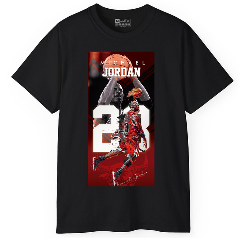 تی شرت آستین کوتاه یقه گرد مردانه پاد آفرین مدل بسکتبال کد 1387