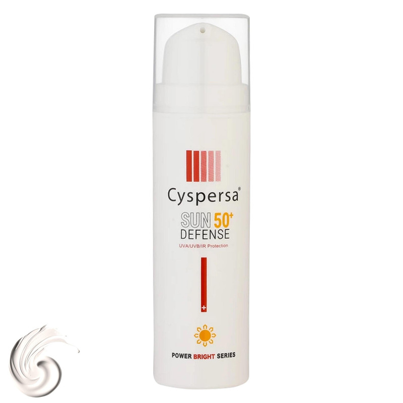 کرم ضدآفتاب بیرنگ سیسپرسا SPF50 مدل ضدلک مناسب برای انواع پوست، حجم 50 میلیلیتر