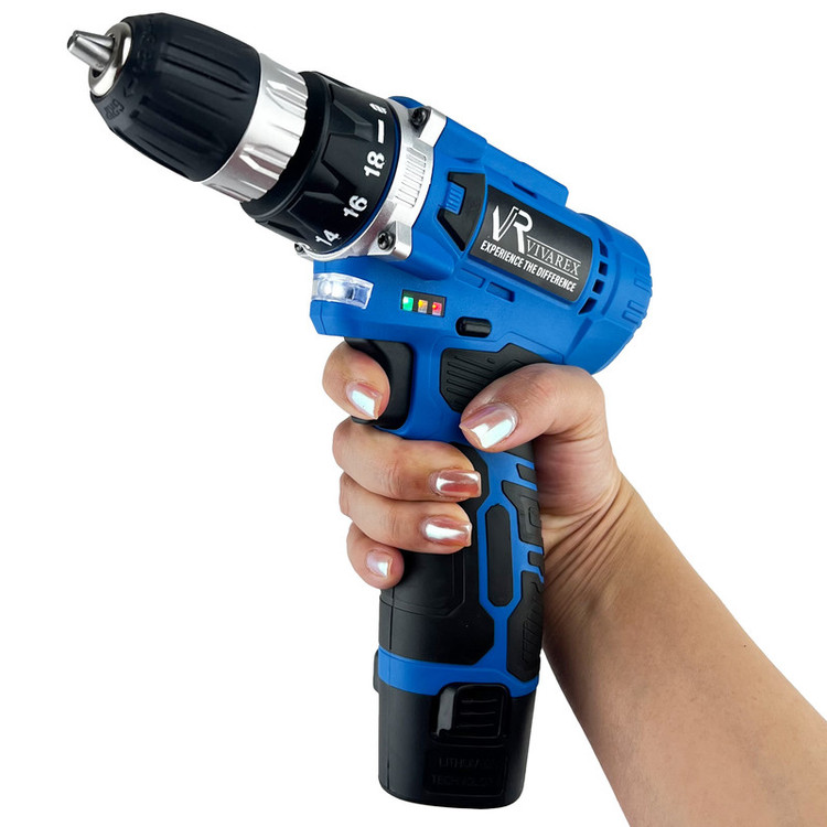 مجموعه 28 عددی دریل پیچ گوشتی شارژی ویوارکس مدل 1210V-22A کد2 new