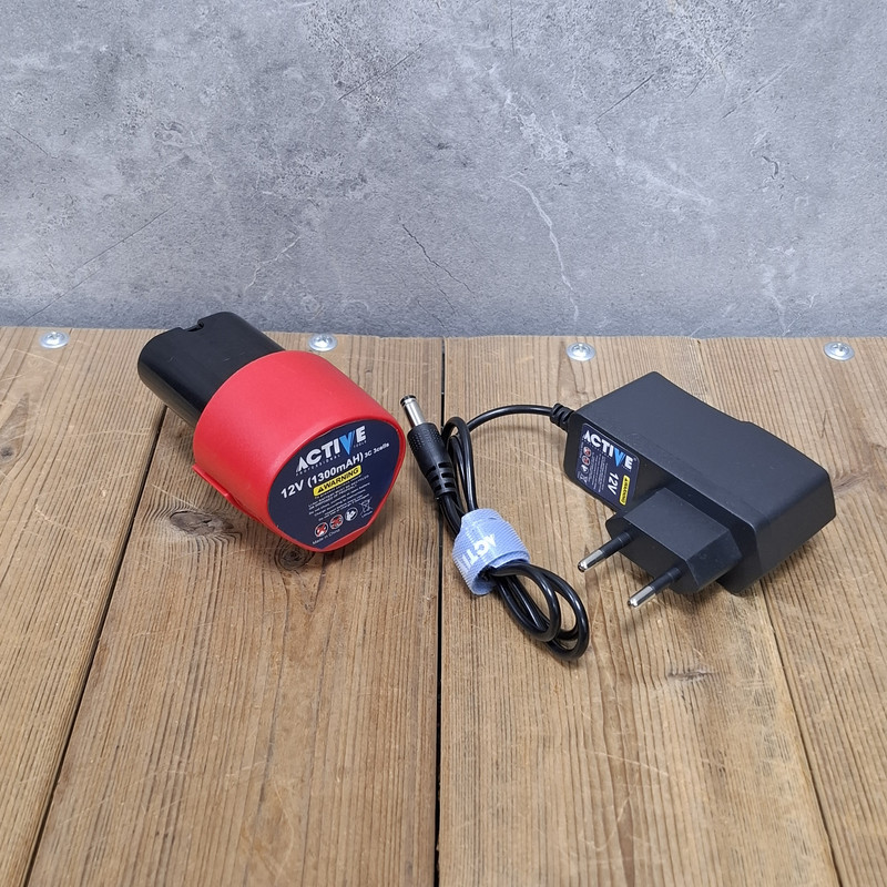 دریل پیچ گوشتی شارژی 10 میلی متری 12 ولت اکتیو مدل 12V کد 3232