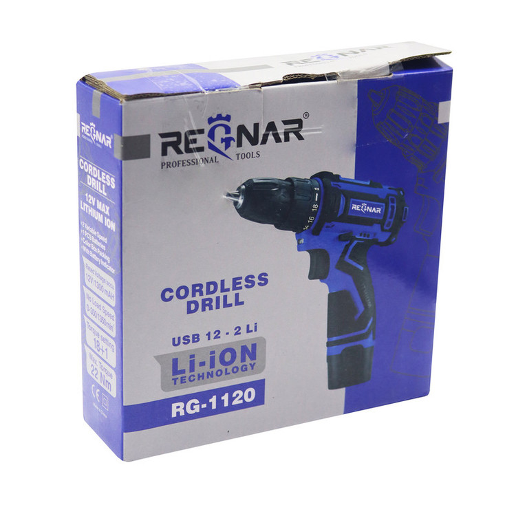 دریل پیچ گوشتی شارژی رگنار کد YP-RG-1130
