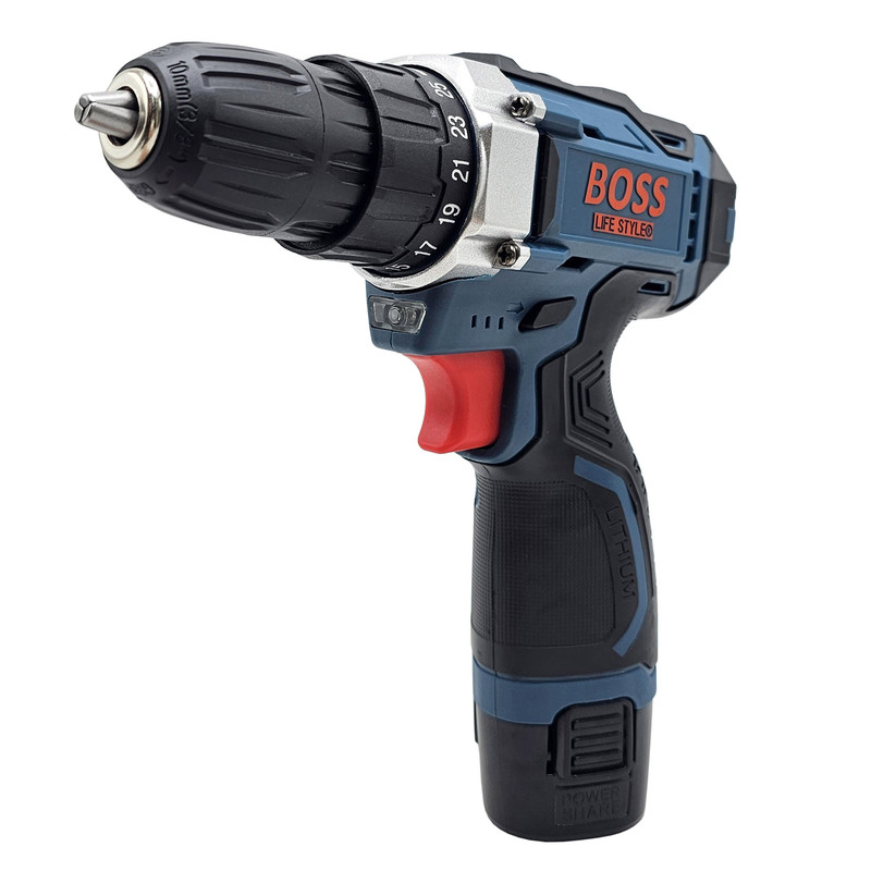 دریل پیچ گوشتی شارژی 10 میلی متری 18 ولت باس مدل 18V