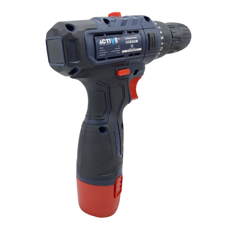 دریل پیچ گوشتی شارژی 10 میلی متری 12 ولت اکتیو تولز مدل AC-3232