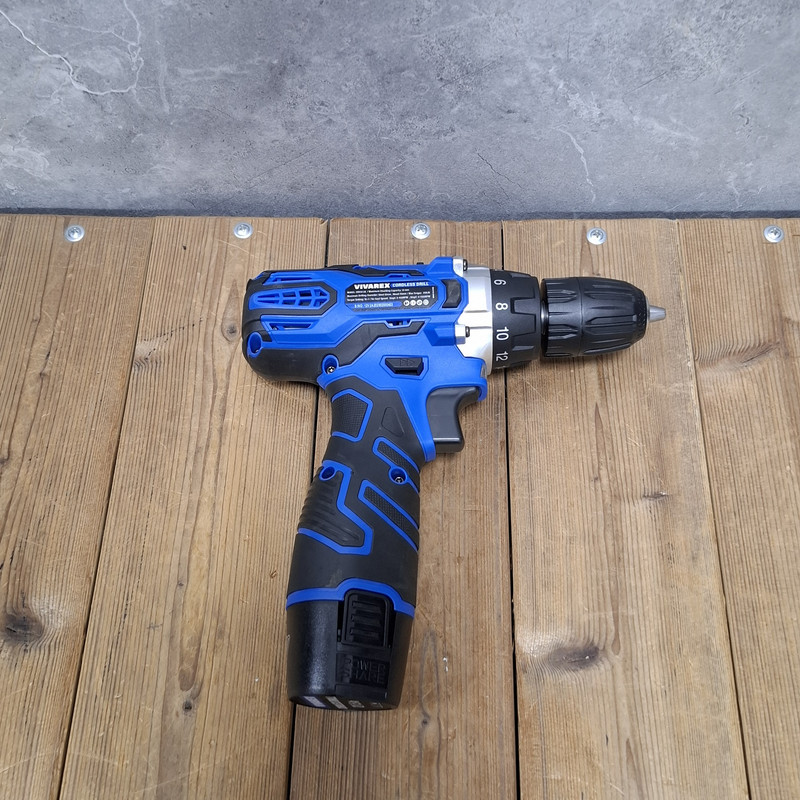 دریل پیچ گوشتی شارژی صنعتی 10 میلی متری 12 ولت ویوارکس مدل 12V کد 02 مجموعه 29 عددی