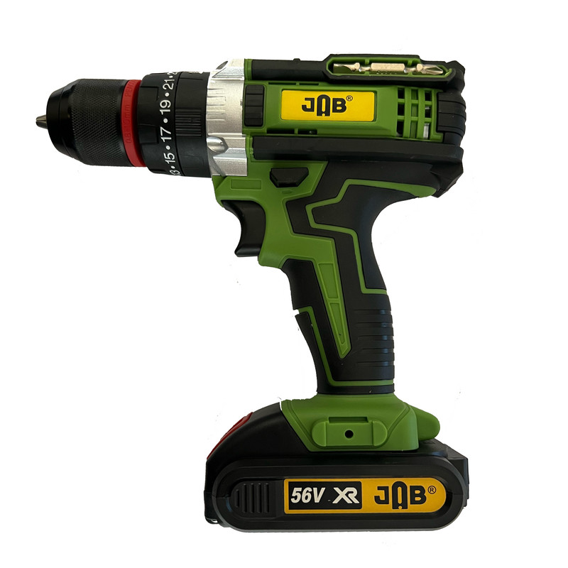 مجموعه 40 عددی دریل پیچ گوشتی شارژی چکشی 10 میلی متری 78 ولت جاب مدل JB-78 POWER X-GE