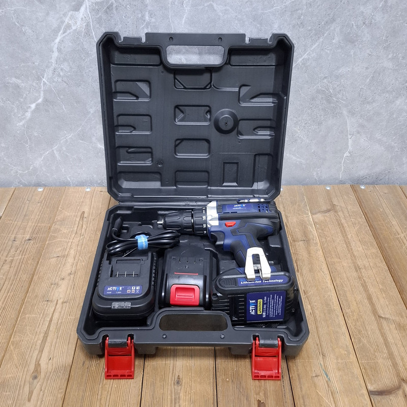 دریل پیچ گوشتی شارژی صنعتی 10 میلی متری 14.4 ولت اکتیو مدل 14.4V/3414کد 36