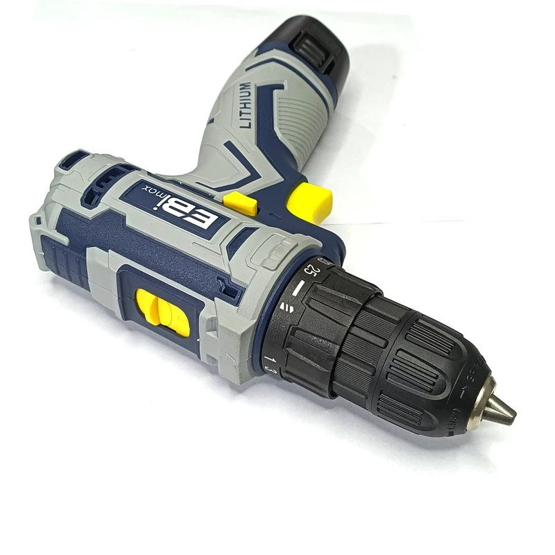 دریل پیچ گوشتی شارژی 10میلیمتری 12ولت ابی مکس مدل EM-12V مجموعه 24 عددی