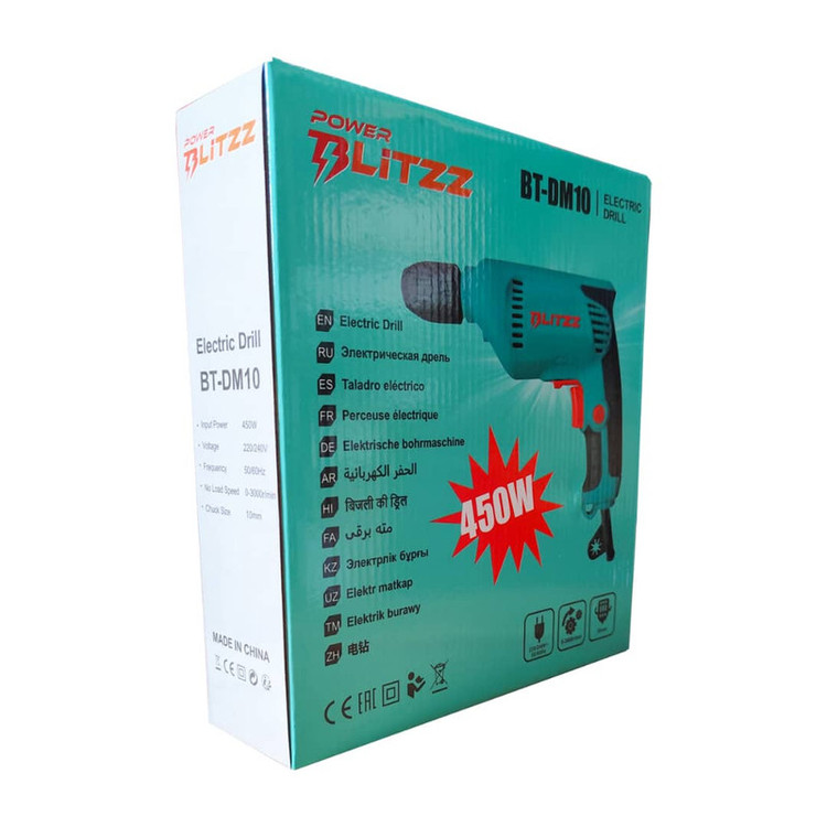 دریل 10 میلی متری 450 وات بلیتز مدل BT-DM10