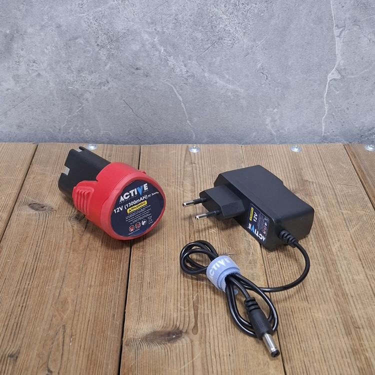 دریل چکشی شارژی صنعتی 10 میلی متری 12 ولت اکتیو مدل 10mm کد 33 مجموعه 28 عددی