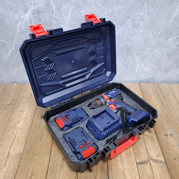 دریل چکشی شارژی براشلس 10میلی متری 21 ولت اکتیو تولز مدل 21V/7821