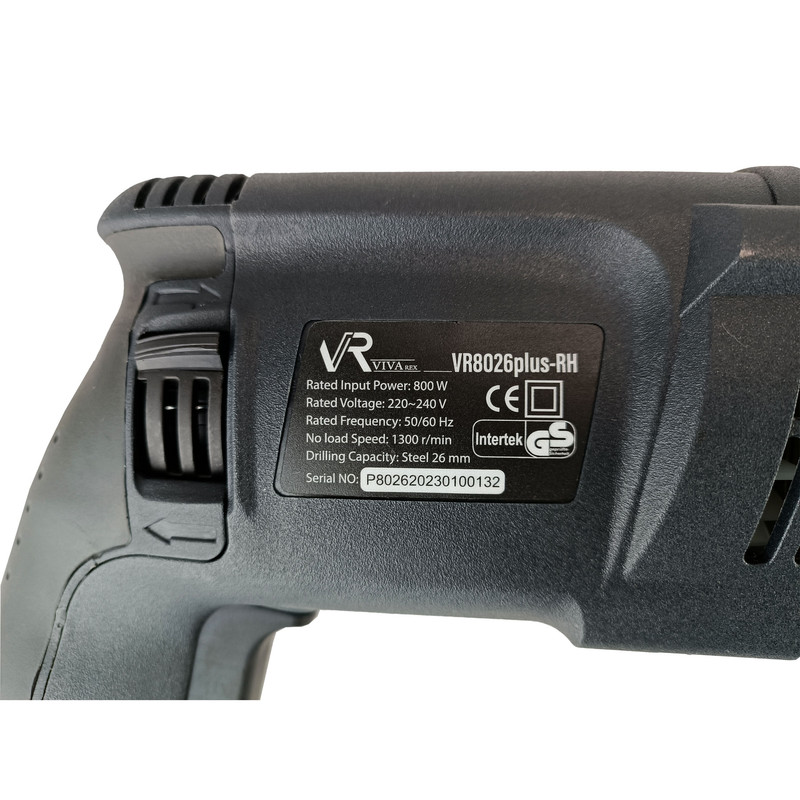 دریل بتن کن ویوارکس مدل VR8026 PLUS-RH مجموعه 10 عددی