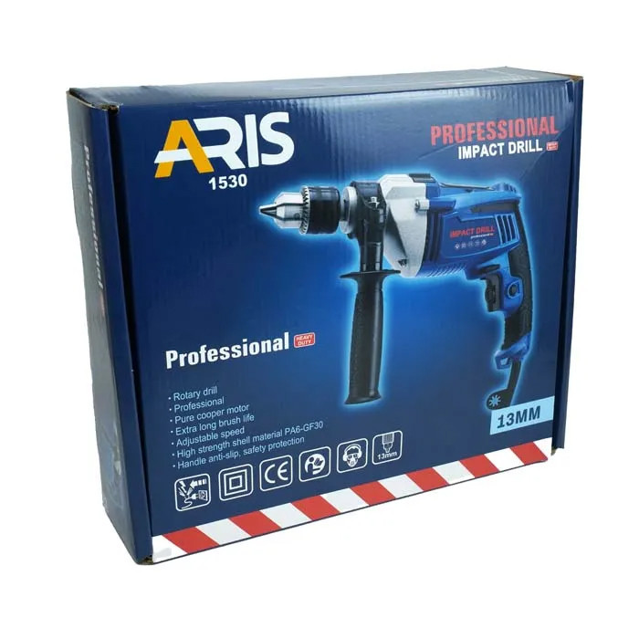دریل چکشی 13 میلیمتری 950 وات آریس مدل 1530