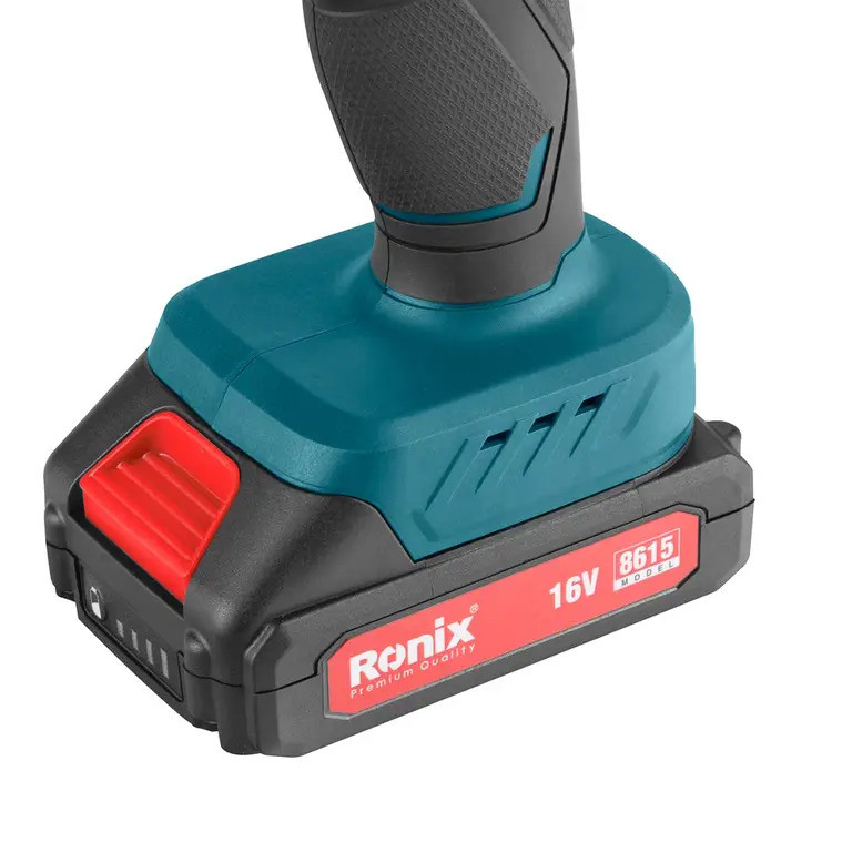 دریل پیچ گوشتی ظرفیت سه نظام 10میلی متر 16 ولت رونیکس RH-8615