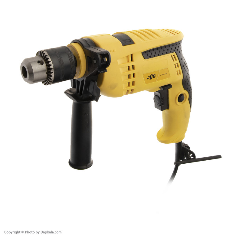 دریل برقی چکشی 13 میلیمتری 2100 وات جاب مدل JB-1900 NEW مجموعه 121 عددی