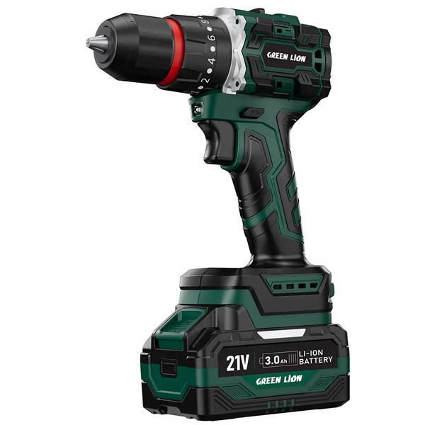 دریل چکشی شارژی ۱۰ میلیمتری ۲۱ ولت گرین لاین مدل GD-12