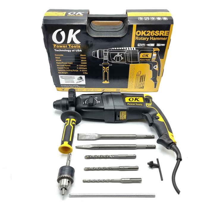 مجموعه 10عددی دریل بتن کن اوکی مدل POWER_TOOLS
