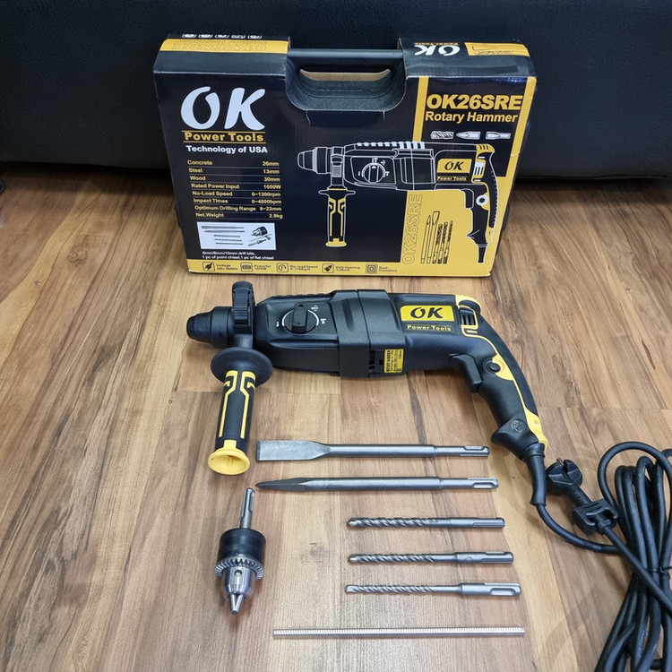 مجموعه 10عددی دریل بتن کن اوکی مدل POWER_TOOLS