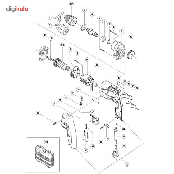 دریل هیتاچی مدل D10VC2