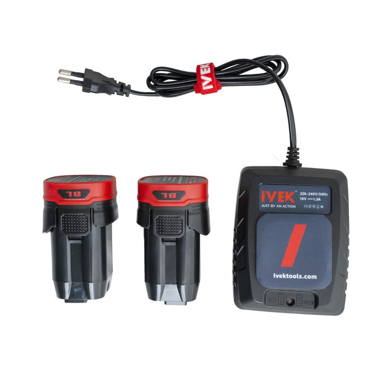 دریل شارژی براشلس چکشی 10میلی متری 16ولت ایوک مدل K-7806